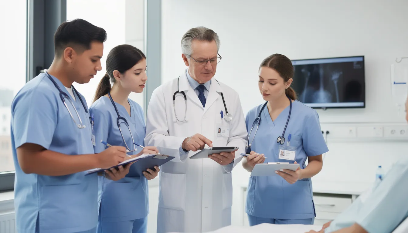 In a modern clinical setting, medical professionals engage in a consultation, discussing personalized treatment plans for patients facing substance use disorders and co-occurring mental health challenges. This collaborative approach highlights the importance of comprehensive addiction treatment programs and ongoing support in the recovery journey.