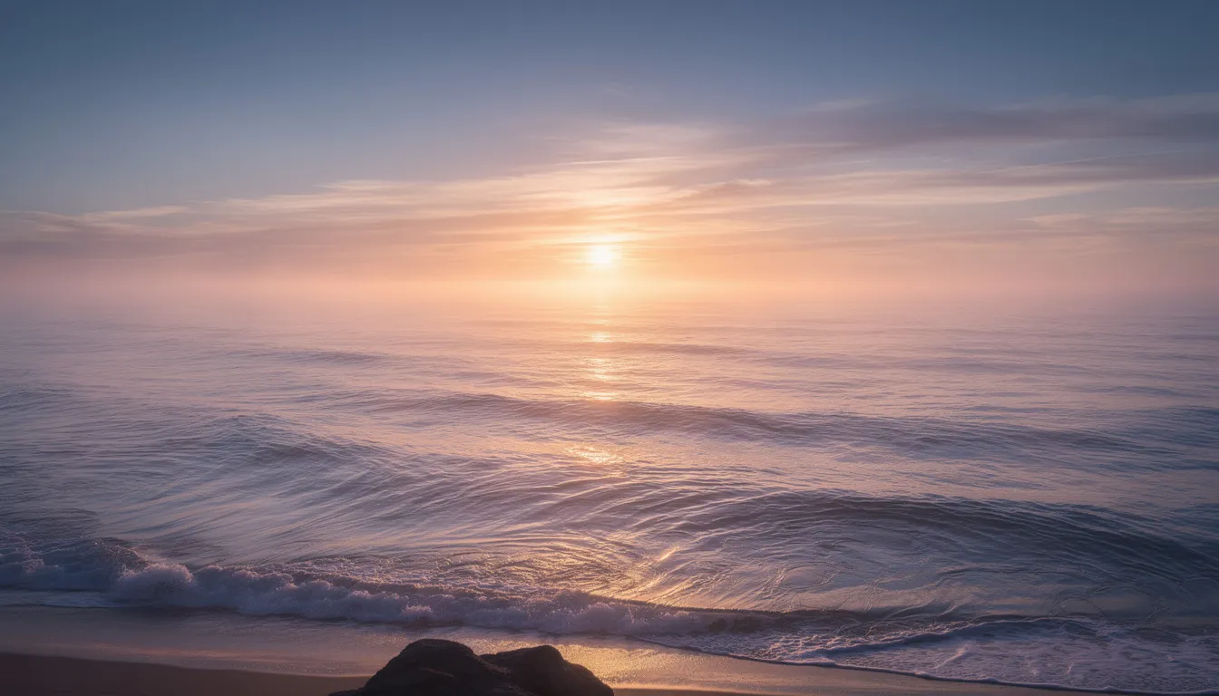 The image captures a breathtaking sunrise over the Pacific Ocean, symbolizing hope and new beginnings in the recovery journey from substance use disorders. This serene scene reflects the healing process often sought at an Orange County detox center, where individuals can find support for alcohol and drug addiction in a compassionate and therapeutic environment.