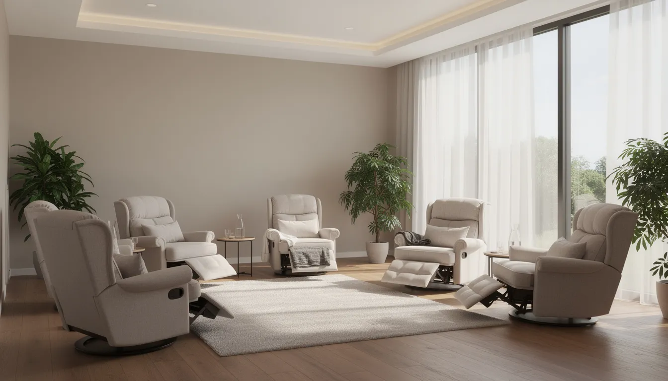 The image depicts a serene recovery environment featuring comfortable seating and abundant natural light, creating a calming atmosphere ideal for individuals managing conditions like attention deficit hyperactivity disorder (ADHD) or undergoing treatment strategies for substance use disorder. This inviting space promotes relaxation and well-being, essential for those recovering from various health challenges.